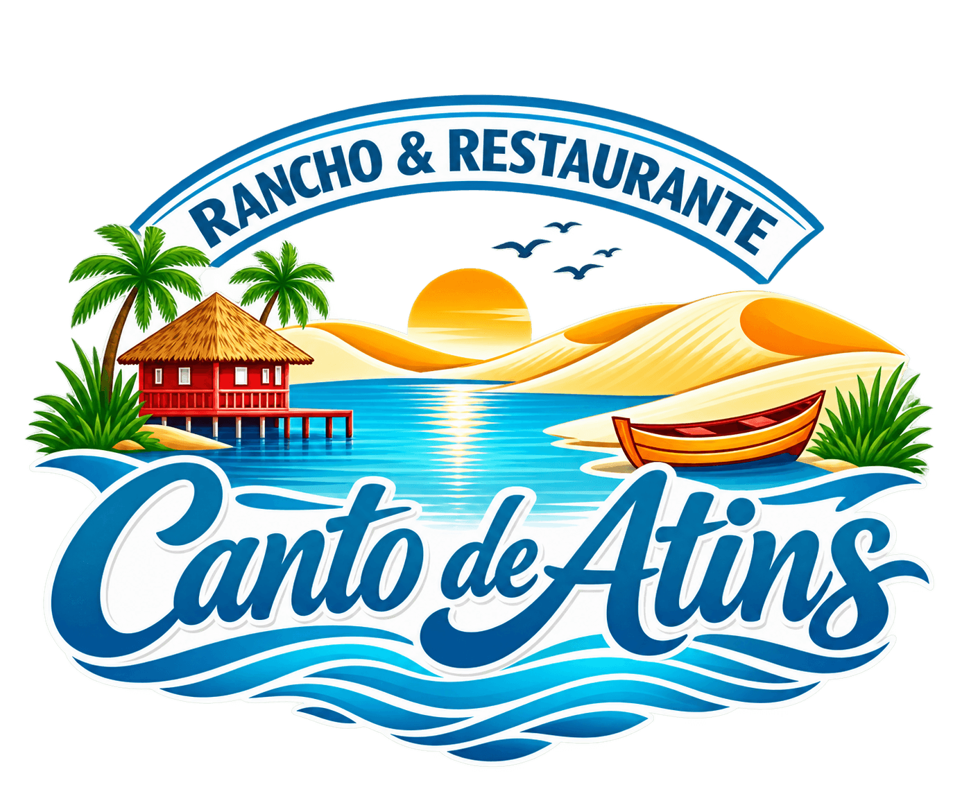 Rancho e Restaurante Canto de Atins, página inicial