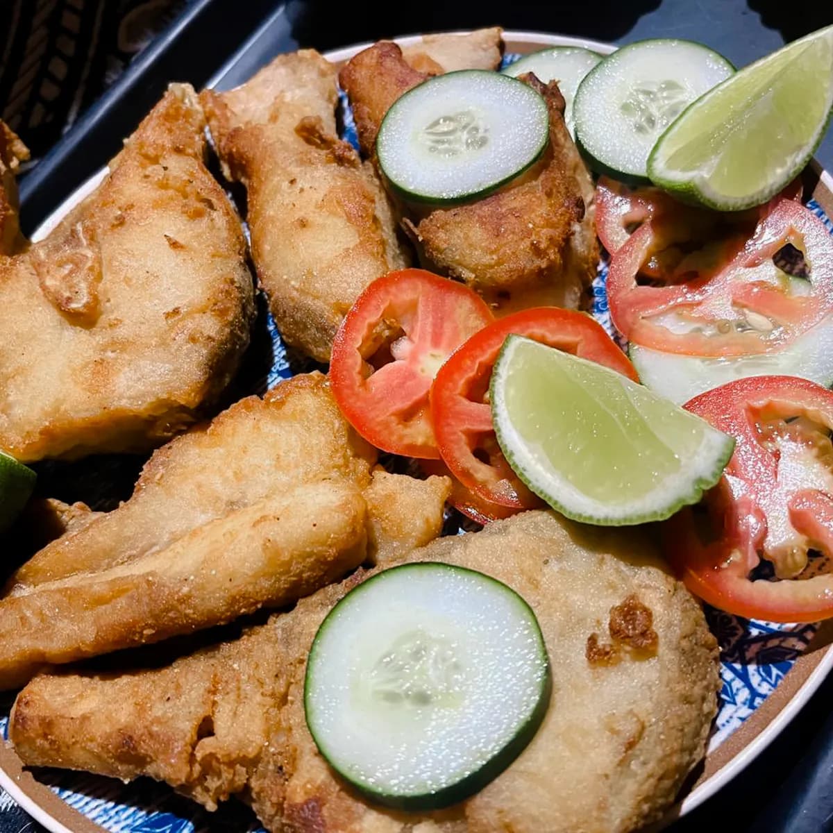 Foto do prato Peixe frito em postas